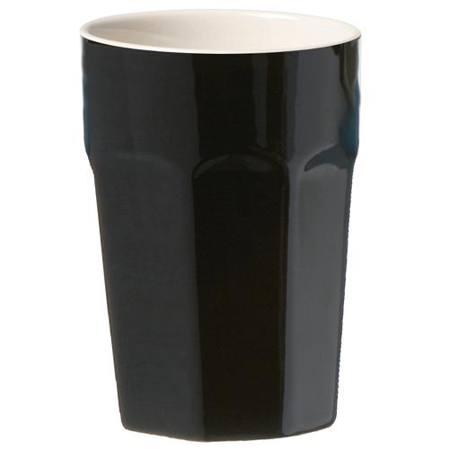 Стакан 300мл d7,5см h11,5см Oxford, керамика, цвет черный Стакан 300мл d7,5см h11,5см Oxford, керамика, цвет черный