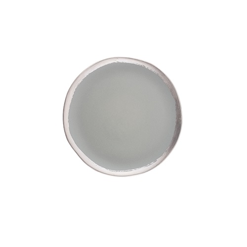 Тарелка мелкая 26,5см h2см, керамика, цвет GRIS, Reflets d'Argent Тарелка мелкая 26,5см h2см, керамика, цвет GRIS, Reflets d'Argent