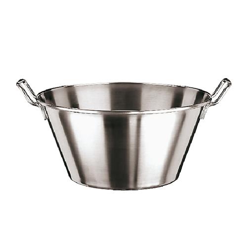 Миска коническая 24,5л d45см h22,5см, с ручками, нерж.сталь Миска коническая 24,5л d45см h22,5см, с ручками, нерж.сталь