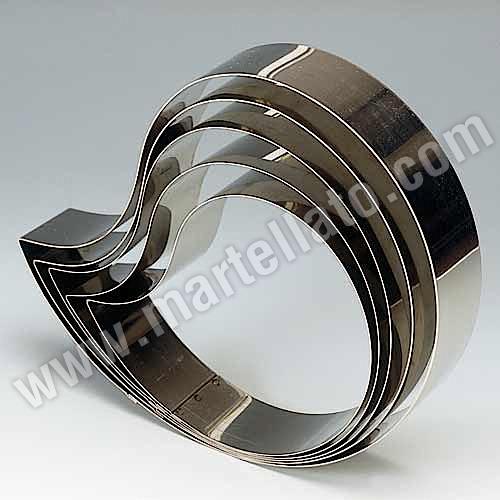 Форма кондитерская "Запятая" 25,5х19,3см h5см, нерж.сталь Форма кондитерская "Запятая" 25,5х19,3см h5см, нерж.сталь