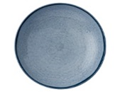 Тарелка глубокая d22см, Mandala, цвет голубой
