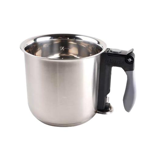 Баня водяная 1,5л, d16см h12,5см, нерж.сталь, ручка пластиковая Баня водяная 1,5л, d16см h12,5см, нерж.сталь, ручка пластиковая