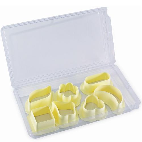 Набор резаков "Микс" 9шт., d40мм h25мм, пластик Набор резаков "Микс" 9шт., d40мм h25мм, пластик