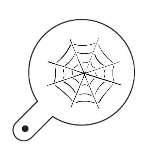 Трафарет для декора d9,5см "Паутина", пластик Трафарет для декора d9,5см "Паутина", пластик