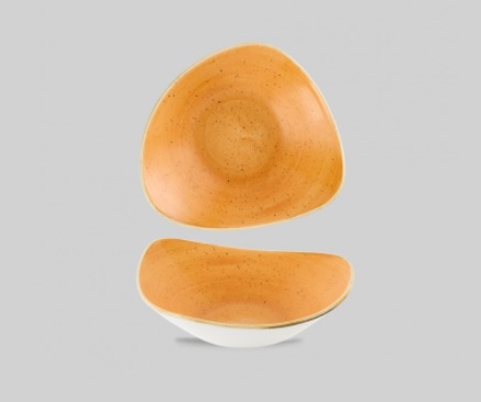 Салатник треугольный 0,26л d15,3см, без борта, Stonecast, цвет Tangerine Салатник треугольный 0,26л d15,3см, без борта, Stonecast, цвет Tangerine