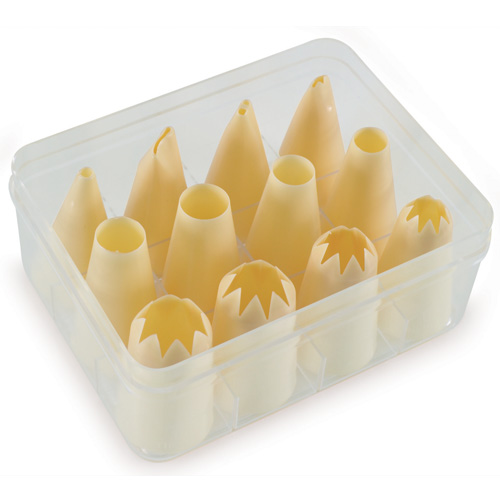 Набор насадок 12шт. h5см, пластик, d большой Набор насадок 12шт. h5см, пластик, d большой