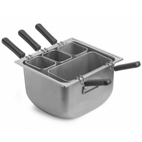 Кастрюля для пасты 38х35см h23,7см, с 4-мя корзинами и крышкой, серия "Tender", нерж.сталь Кастрюля для пасты 38х35см h23,7см, с 4-мя корзинами и крышкой, серия "Tender", нерж.сталь