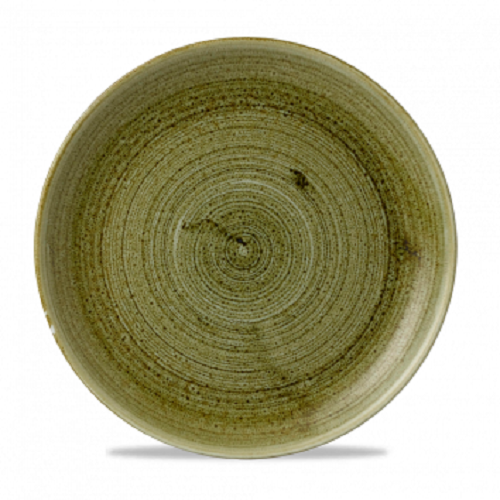Тарелка мелкая 26см, без борта, Stonecast Plume, цвет Olive