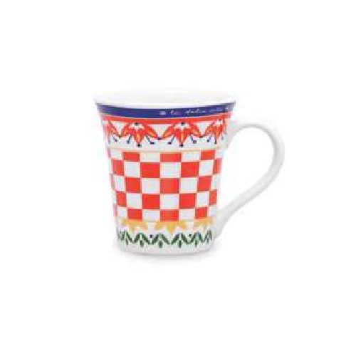 Кружка 330мл h10,5см d9,5см, серия BAZAR FLOREAL TULIPA, декор DOLCE VITA Кружка 330мл h10,5см d9,5см, серия BAZAR FLOREAL TULIPA, декор DOLCE VITA