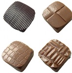 Набор рельефных листов для декорирования шоколада 40x25см, 32шт., п/к 