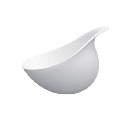 Миска 12х10см h8,7см The Tablet, фарфор, цвет белый матовый Миска 12х10см h8,7см The Tablet, фарфор, цвет белый матовый