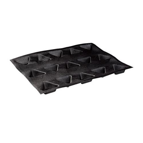 Набор ковриков силик. д/вып. "MICROFORATI Тарталетка Треугольник" 60мм h25мм, 2 шт., 15+15 ячеек Набор ковриков силик. д/вып. "MICROFORATI Тарталетка Треугольник" 60мм h25мм, 2 шт., 15+15 ячеек