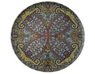 Тарелка мелкая d32см, Mandala, декор A 