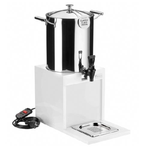 Диспенсер для горячих напитков 8л на дерев.подставке, цвет белый, электрический Диспенсер для горячих напитков 8л на дерев.подставке, цвет белый, электрический