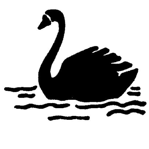 Трафарет для декора d26см "Лебедь", пластик Трафарет для декора d26см "Лебедь", пластик