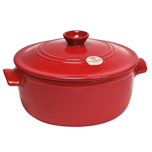 Кастрюля керамическая 4,0л d26см, серия Flame, цвет гранат Кастрюля керамическая 4,0л d26см, серия Flame, цвет гранат