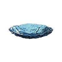 Салатник стеклянный овальный «Море» зеленый 0,25л 23х17см, Mar-Blue