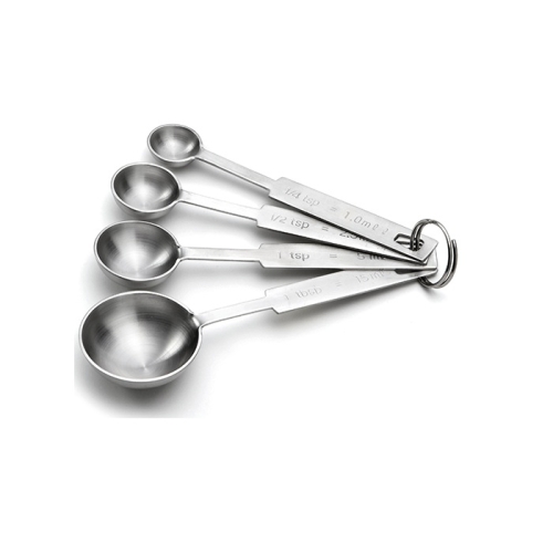 Набор мерных ложек 4шт. (15-5-2,5-1,25мл), нерж. сталь Набор мерных ложек 4шт. (15-5-2,5-1,25мл), нерж. сталь