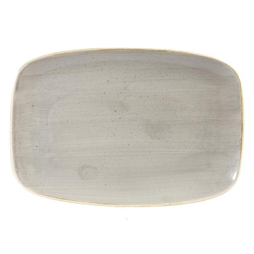 Блюдо прямоугольное CHEFS 30х19,9см, без борта, Stonecast, цвет Peppercorn Grey