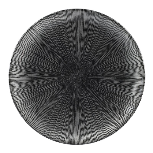 Тарелка мелкая 28,8см, без борта, цвет Agano Black, Studio Prints
