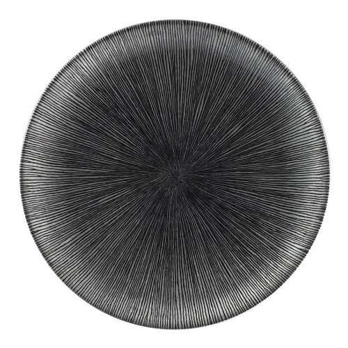 Тарелка мелкая 28,8см, без борта, цвет Agano Black, Studio Prints