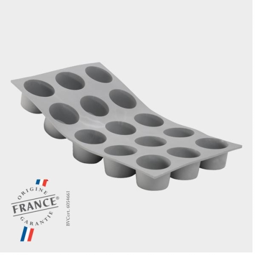 Форма силик. д/зам. и вып. "Эластомуль Маффин-мини" d45/38мм h30мм, 39мл, 15 ячеек Форма силик. д/зам. и вып. "Эластомуль Маффин-мини" d45/38мм h30мм, 39мл, 15 ячеек