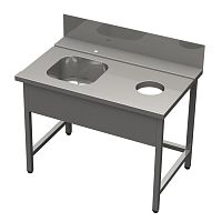 Стол  СО М1L 1800*750*870 входной с левым крепл.