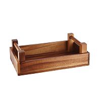 Поднос деревянный "Ящик" 34х20см h10см Buffet Wood