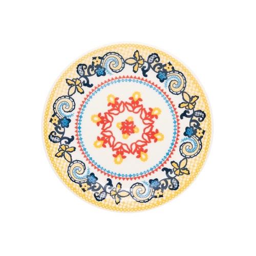 Тарелка глубокая 23см, серия FLOREAL, декор LA POLLERA, Oxford Тарелка глубокая 23см, серия FLOREAL, декор LA POLLERA, Oxford