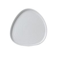 Тарелка треугольная мелкая CHEFS Walled 20см h2см, с прямым бортом, Chefs Plates, цвет White