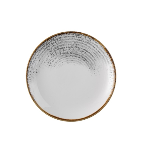 Тарелка мелкая 21,7см, без борта, цвет Jasper Grey, Studio Prints Homespun Accents