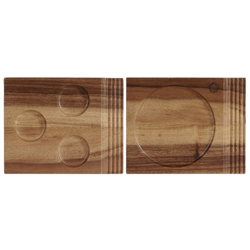 Блюдо деревянное 17,7х14,2см, двухстороннее, Buffet Wood Блюдо деревянное 17,7х14,2см, двухстороннее, Buffet Wood