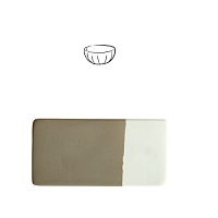 Салатник 0,09л d9см h4см, борта лепестками, керамика, цвет HAVANE, Sharing