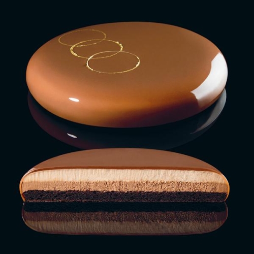 Форма для мороженого/суфле 3D "Диско" d180мм h30мм (объем 0,72л), силикон Форма для мороженого/суфле 3D "Диско" d180мм h30мм (объем 0,72л), силикон