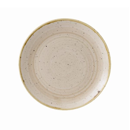 Тарелка мелкая 21,7см, без борта, Stonecast, цвет Nutmeg Cream