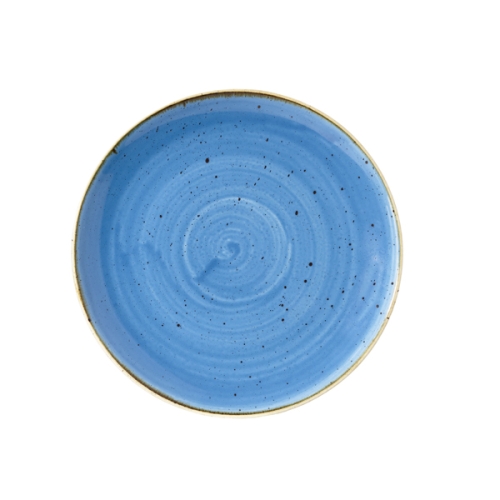 Тарелка мелкая 21,7см, без борта, Stonecast, цвет Cornflower Blue