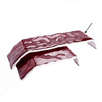 Подиум стеклянный «Вино» вишневый 38х11см, Merlot