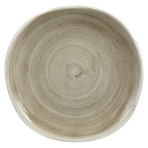 Тарелка мелкая "Волна" 26,4см, без борта, Stonecast Patina, цвет Antique Taupe