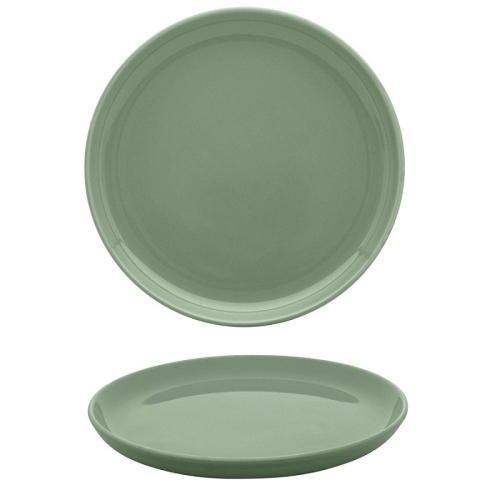 Тарелка мелкая 20см, серия FLAT Shape, декор MATCHA, керамика Тарелка мелкая 20см, серия FLAT Shape, декор MATCHA, керамика