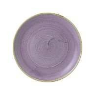 Тарелка мелкая 21,7см, без борта, Stonecast, цвет Lavender