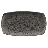 Блюдо прямоугольное узкое 35,5х19см, без борта, Menu Shades, цвет Caldera Flint Grey