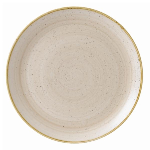 Тарелка мелкая 32,4см, без борта, Stonecast, цвет Nutmeg Cream