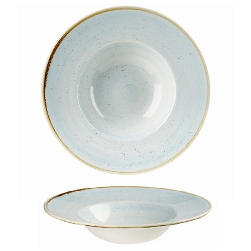 Тарелка для пасты 24см 0,28л, с широким бортом, Stonecast, цвет Duck Egg Blue Тарелка для пасты 24см 0,28л, с широким бортом, Stonecast, цвет Duck Egg Blue