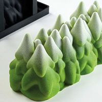 Форма для мороженого/суфле PAVOCAKE 3D "Снежное дерево" 250x90xh 95мм (объем 1100 мл), силикон