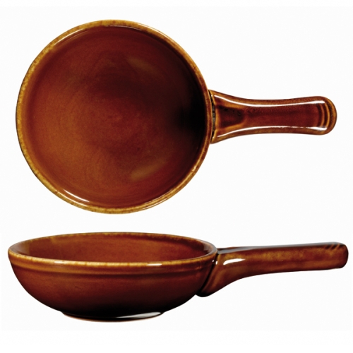 Сковорода "Wok" d 14см 0,37л, порционная, керамика, без крышки, Rustics Simmer, цвет Brown Сковорода "Wok" d 14см 0,37л, порционная, керамика, без крышки, Rustics Simmer, цвет Brown