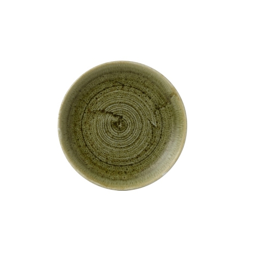 Тарелка мелкая 16,5см, без борта, Stonecast Plume, цвет Olive