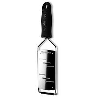 Терка Gourmet крупная стружка, нерж.сталь, ручка пластиковая, цвет черный