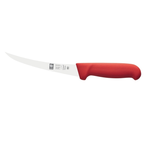 Нож обвалочный 13см (полугибкое лезвие) SAFE красный