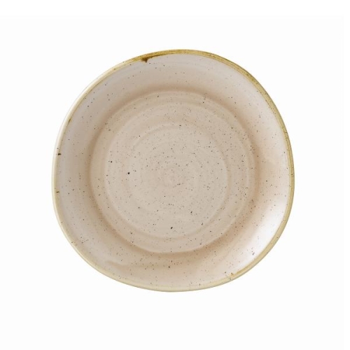 Тарелка мелкая "Волна" 21см, без борта, Stonecast, цвет Nutmeg Cream Тарелка мелкая "Волна" 21см, без борта, Stonecast, цвет Nutmeg Cream