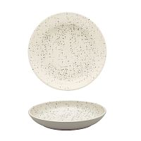 Тарелка глубокая 20,5см, серия FLAT декор CHUVISCO, керамика